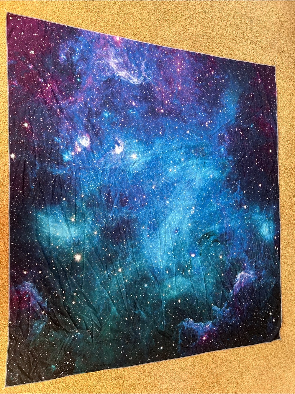 Blue & Purple Galaxy Nebula Tapestry